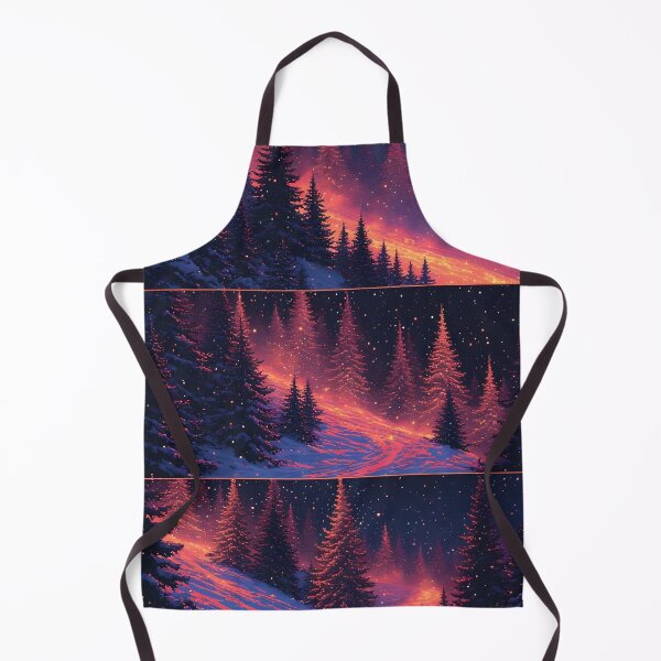 Item preview, Mystical winter forest landscape with stars and night designed and sold by Mianku | Für das Leben.
