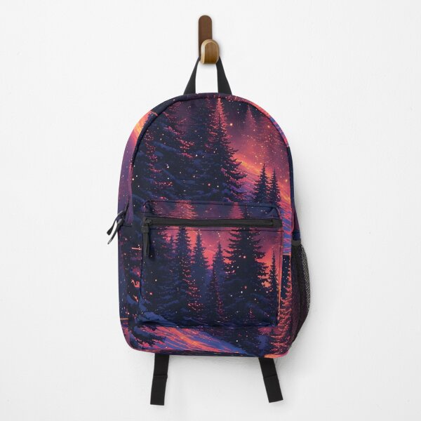 Item preview, Mystical winter forest landscape with stars and night designed and sold by Mianku | Für das Leben.