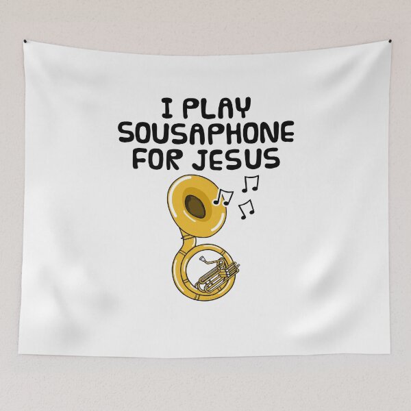 Item preview, I Play Sousaphone For Jesus, Sousaphonist Church Brass Musician designed and sold by doodlerob.