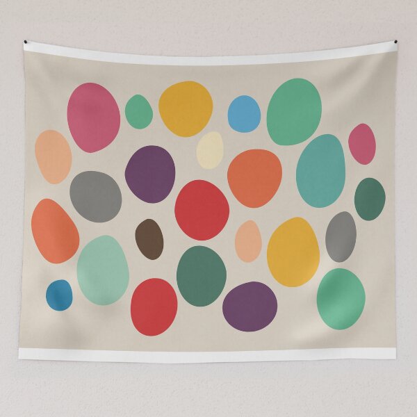 Item preview, Colorful Abstract Pebbles designed and sold by Petra Lang.
