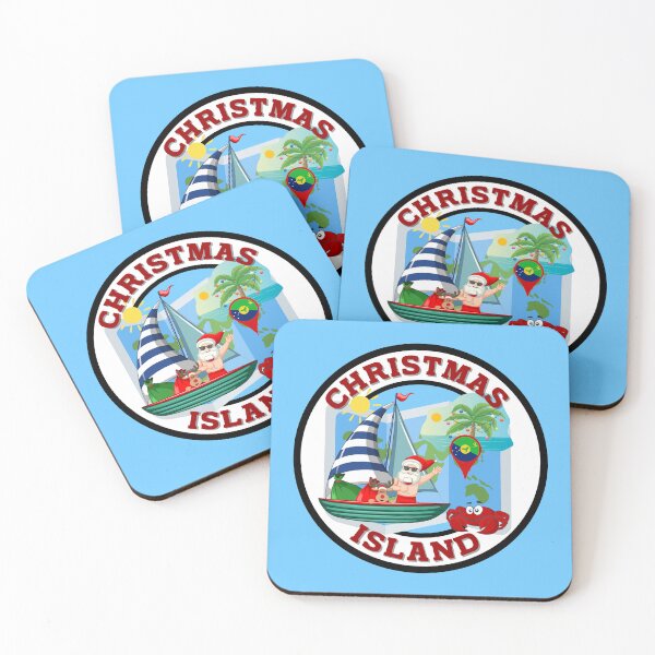 Item preview, Christmas Island is the place to be for the holidays. Just ask Santa. designed and sold by MPC-Mince-Pies.
