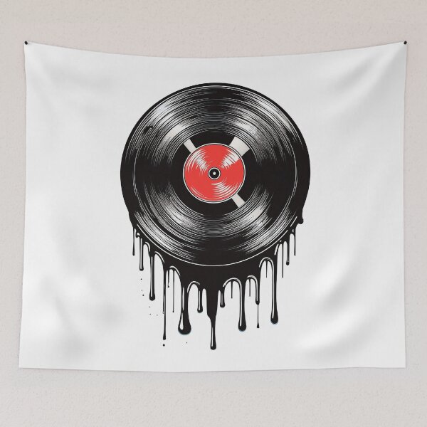 Item preview, Groovy Melting Wax Waves - Vinyl Record Designs designed and sold by RockitBaby.