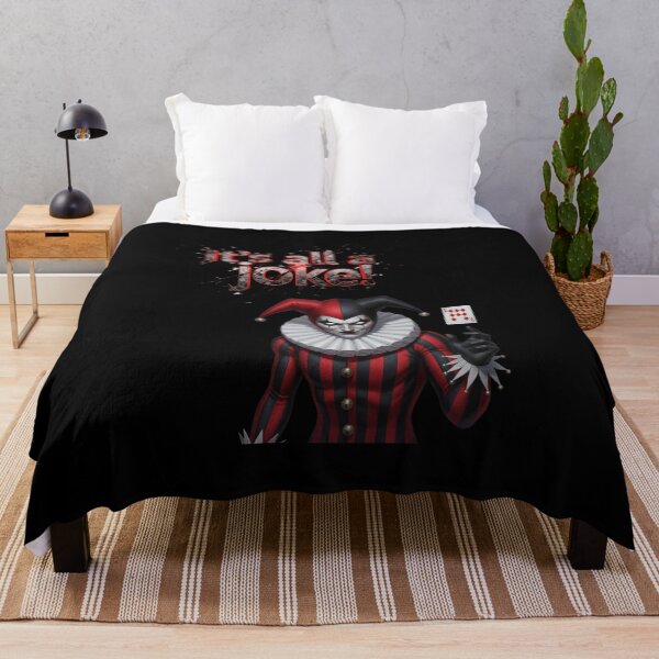 Item preview, Dark Jester Artwork – Creepy Clown Quote Design – “It’s All a Joke!” Gothic Horror Graphic designed and sold by TOOBIC.