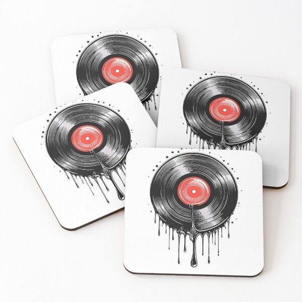 Item preview, Retro Melting Record Rhythm - Vinyl Record Designs designed and sold by RockitBaby.