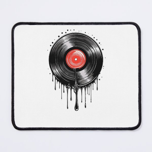 Item preview, Retro Melting Record Rhythm - Vinyl Record Designs designed and sold by RockitBaby.