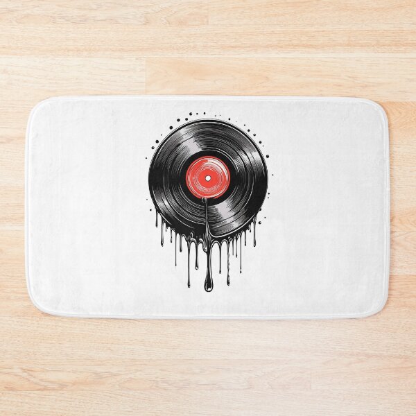 Item preview, Retro Melting Record Rhythm - Vinyl Record Designs designed and sold by RockitBaby.