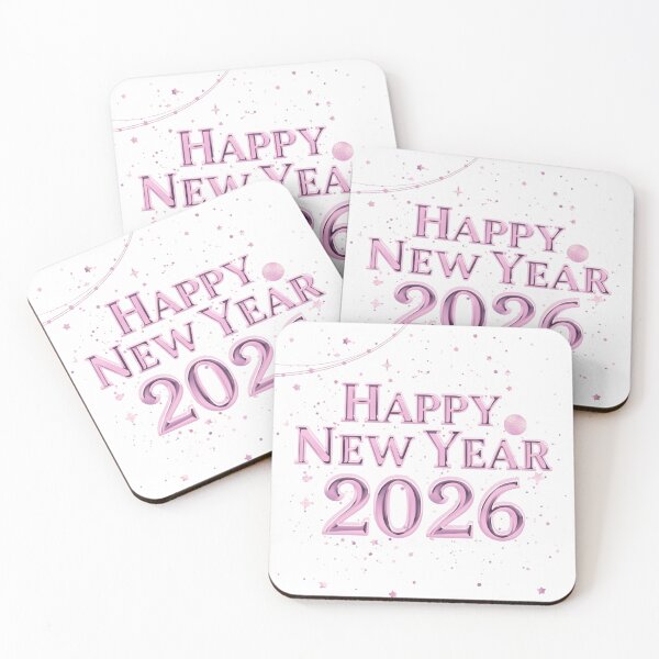 Item preview, Happy New Year 2026 Pink Glitter Celebration Design – Festive Holiday Graphic . designed and sold by printeGear.