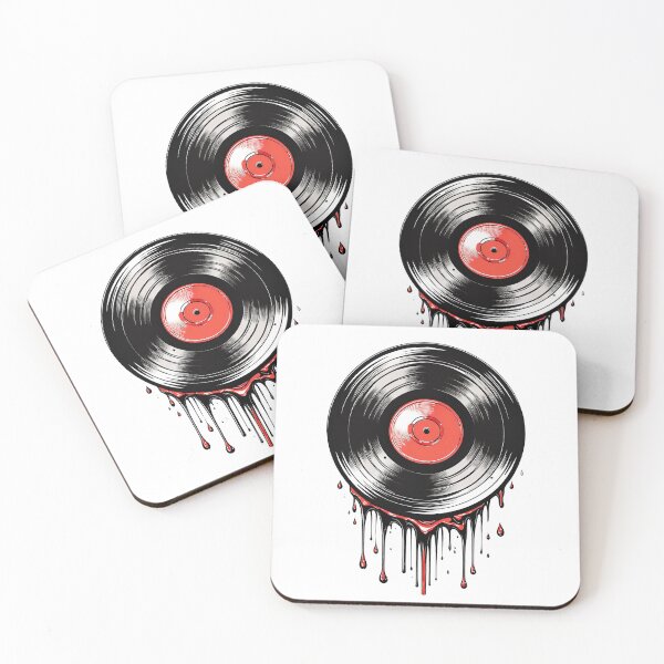 Item preview, Vintage Melting Vinyl Vibes - Vinyl Record Designs designed and sold by RockitBaby.