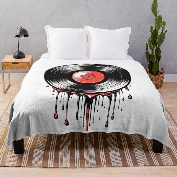 Item preview, Vintage Melting Vinyl Vibes - Vinyl Record Designs designed and sold by RockitBaby.