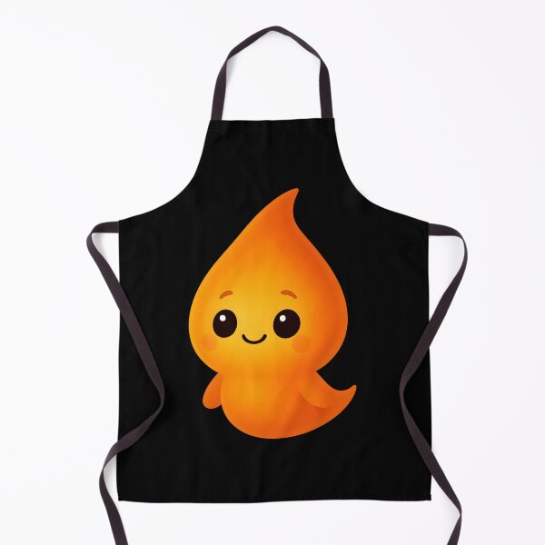 Item preview, Fire Spirit – Cute Kawaii Flame Character Design designed and sold by VickeeOfficial.