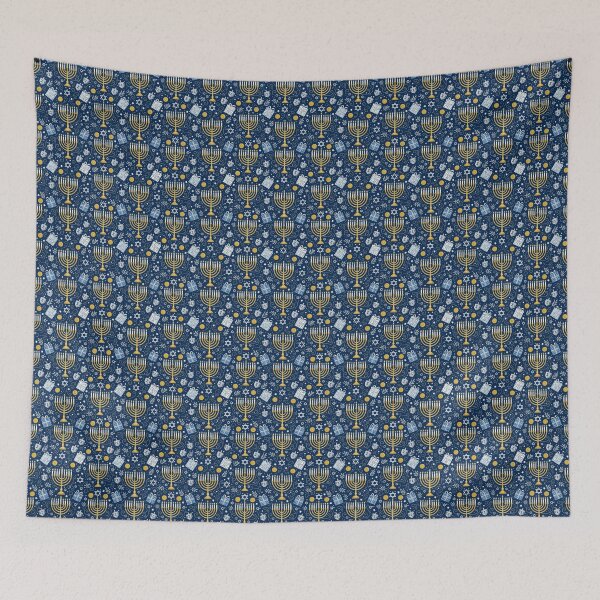 Item preview, Festive Hanukkah Menorahs designed and sold by Mary Spencer.
