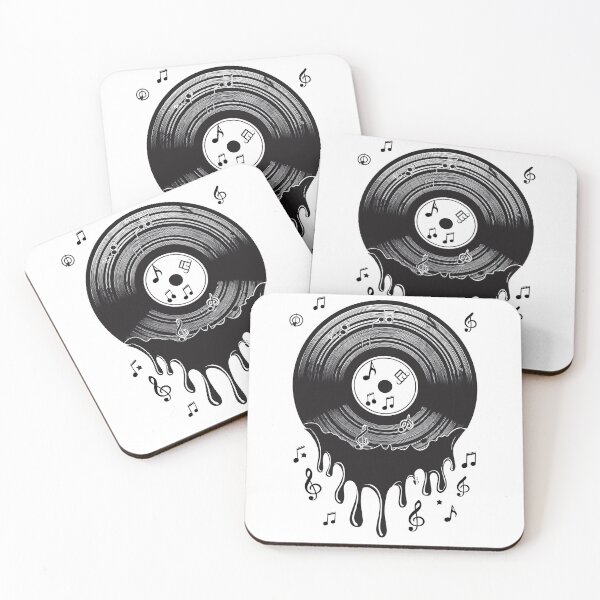 Item preview, Melting Turntable Treasures - Vinyl Record Designs designed and sold by RockitBaby.