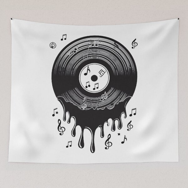 Item preview, Melting Turntable Treasures - Vinyl Record Designs designed and sold by RockitBaby.