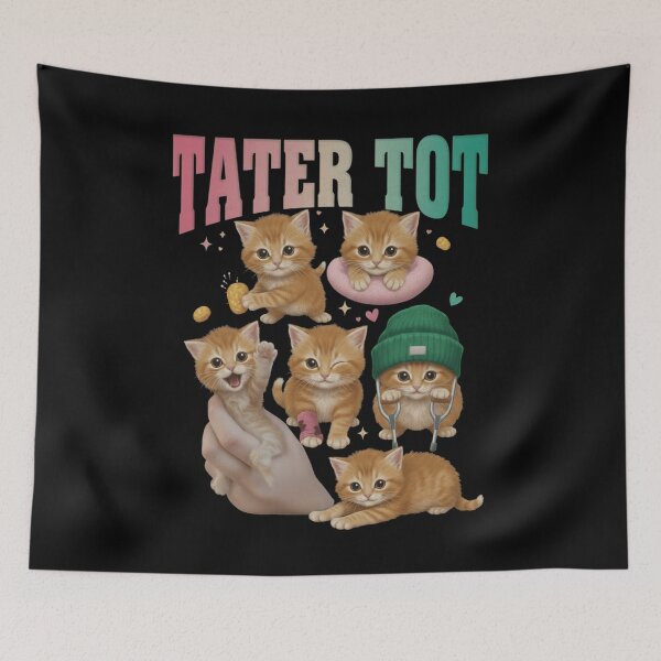 Item preview, tater tot cat designed and sold by kreativa01.
