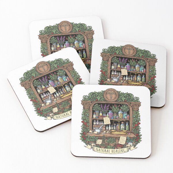 Item preview, herbal healing - vintage herbs - medicinal plants designed and sold by Plakartis.
