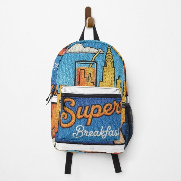 Item preview, Supertramp Breakfast in America Faux Embroidery Sticker Retro designed and sold by GeniePixel.