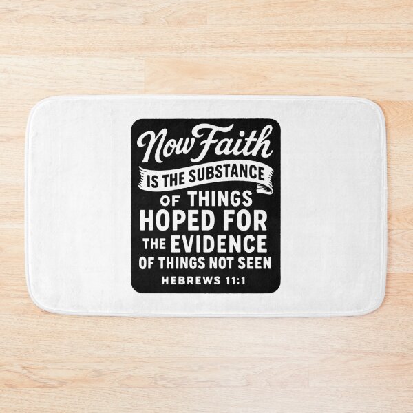 Item preview, Hebrews 11:1 Faith is the substance of things hoped for designed and sold by plushism.
