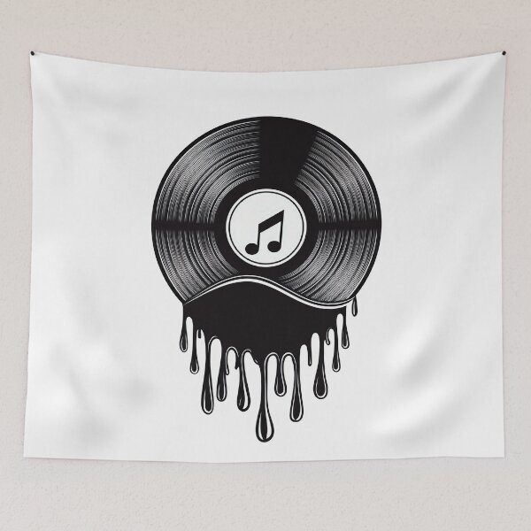 Item preview, Melting Golden Groove - Vinyl Record Designs designed and sold by RockitBaby.