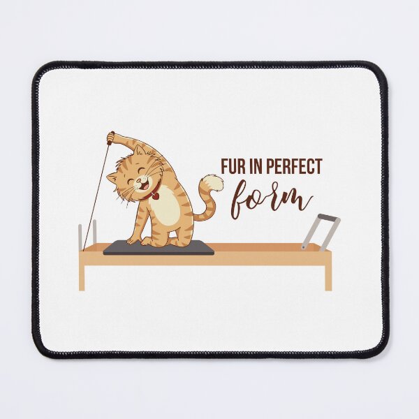 Item preview, Cute Pilates Cat – “Fur in perfect form ” designed and sold by sashica.