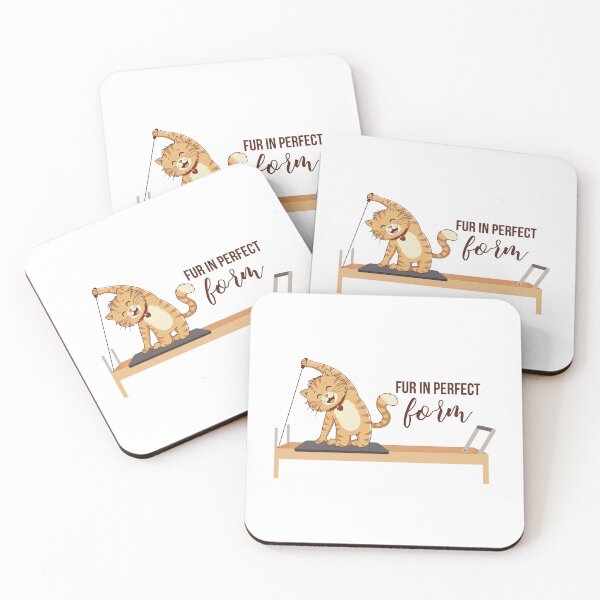 Item preview, Cute Pilates Cat – “Fur in perfect form ” designed and sold by sashica.