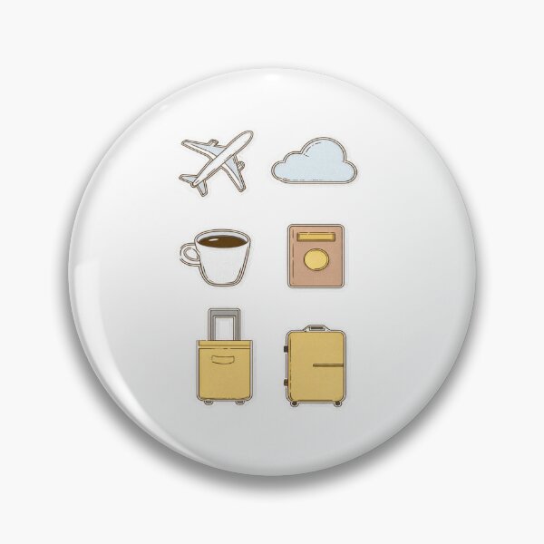 Artikelvorschau, Reise-Mikro-Icons-Aufkleberpaket für die Luftfahrt entworfen und verkauft von Gscode.