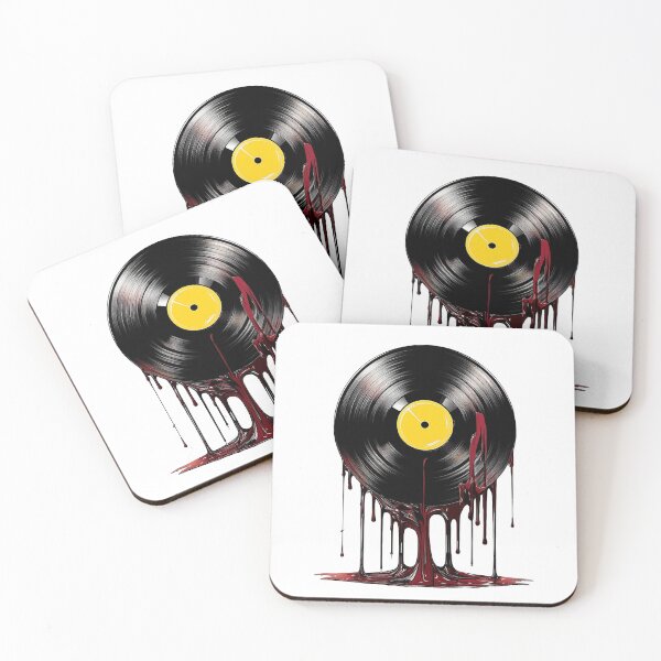 Item preview, Melting Wax Wonderland - Vinyl Record Designs designed and sold by RockitBaby.