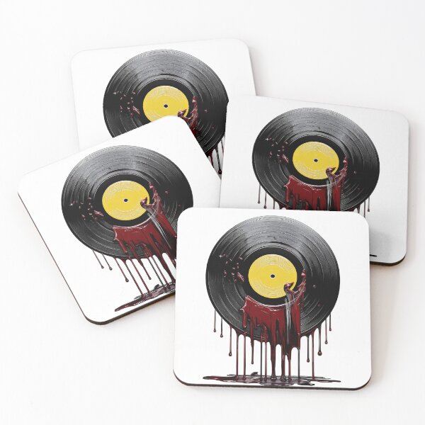 Item preview, Echoes of Melting Vinyl - Vinyl Record Designs designed and sold by RockitBaby.