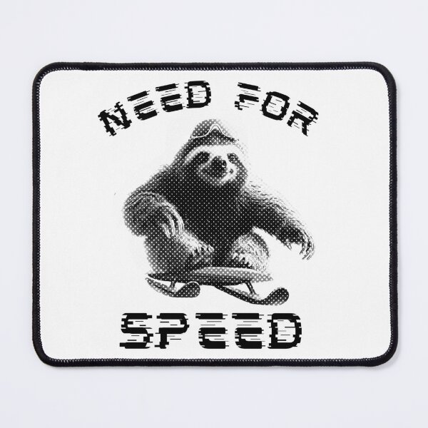 Item preview, Need For Speed Funny Sloth Sledding Halftone designed and sold by TrueArtsStore.