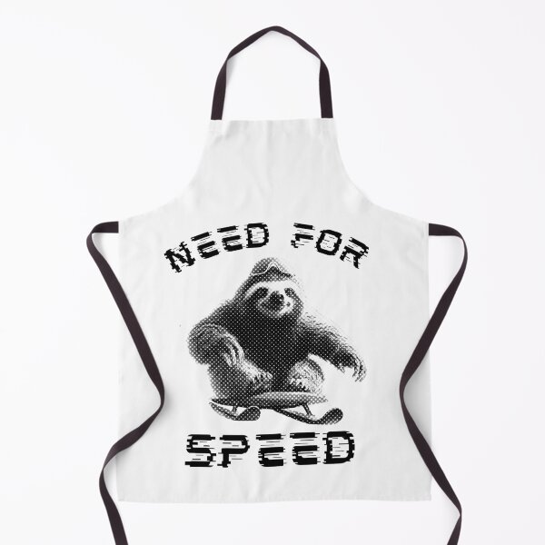 Item preview, Need For Speed Funny Sloth Sledding Halftone designed and sold by TrueArtsStore.