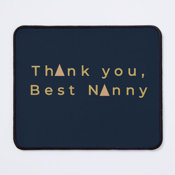 Item preview, Thank You Best Nanny – Elegant Gold Appreciation Gift (Christmas / Thanksgiving / Year-End) designed and sold by RISE Creations.