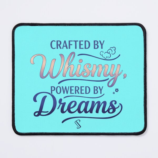 Item preview, Crafted by Whimsy, Powered by Dreams: Motivational Script Typography designed and sold by KiddoCavePrints.