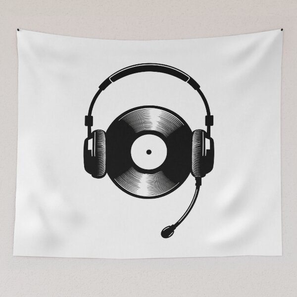 Item preview, DJ Vinyl Melody Magic - Vinyl Record Designs designed and sold by RockitBaby.