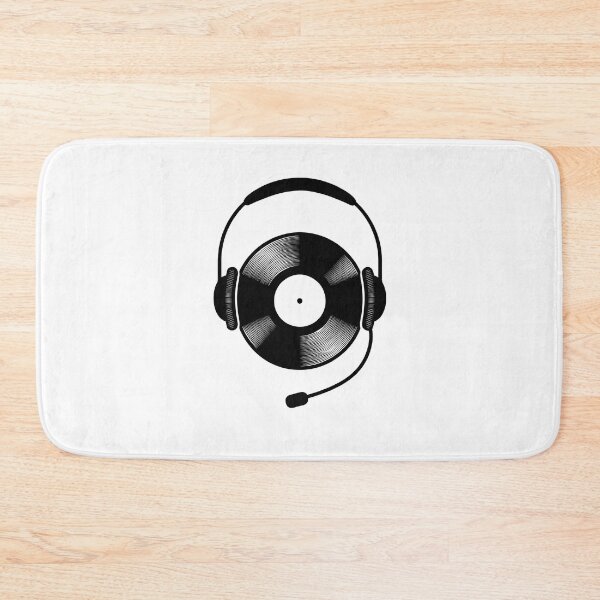 Item preview, DJ Warm Wax Whispers - Vinyl Record Designs designed and sold by RockitBaby.