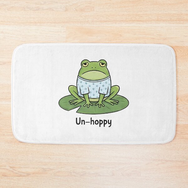 Item preview, Unhoppy Sad Frog Hospital Gown Lilypad designed and sold by k3rstman1.