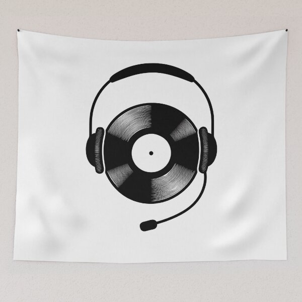 Item preview, DJ Warm Wax Whispers - Vinyl Record Designs designed and sold by RockitBaby.
