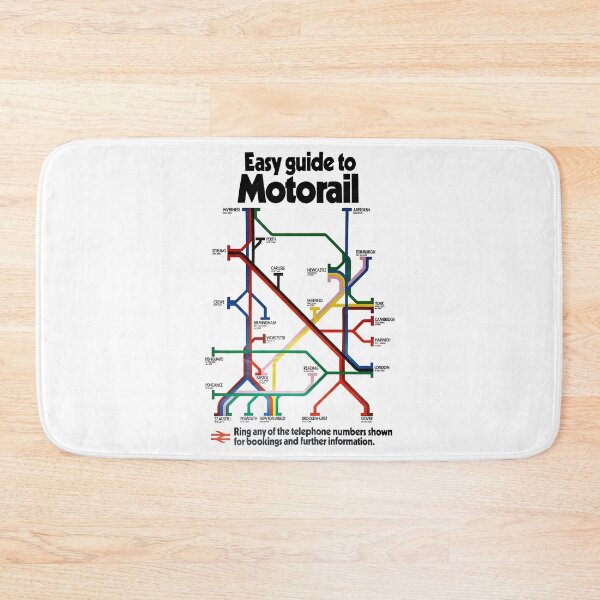 Item preview, BRITISH RAIL MOTORAIL ADVERT designed and sold by ThrowbackAds.
