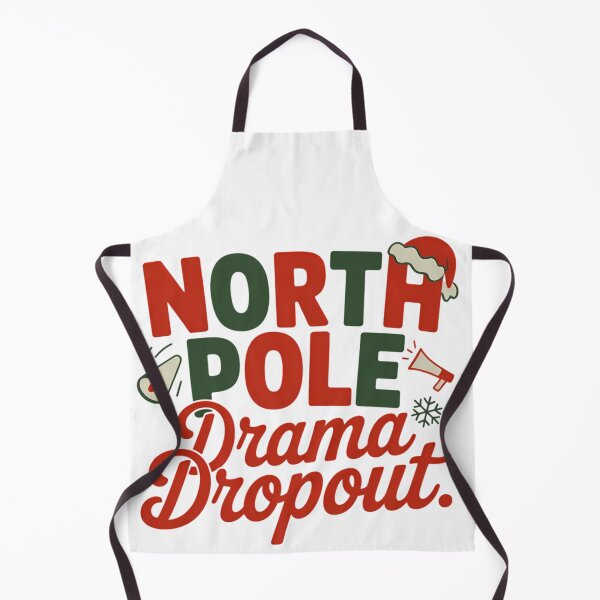 Item preview, North Pole Drama Dropout Funny Christmas Shirt - Sarcastic Holiday Humor Tee designed and sold by GiftsForge.