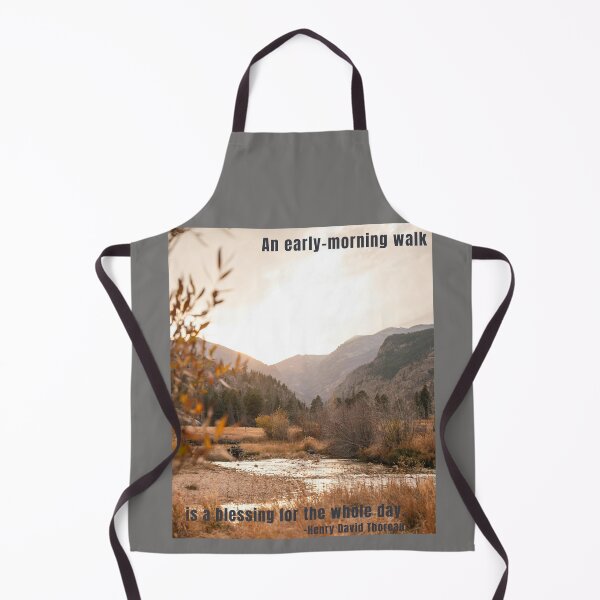 Item preview, An early morning walk is a blessing for the whole day. Hiking Mountain Quote designed and sold by TeeArtWorld.