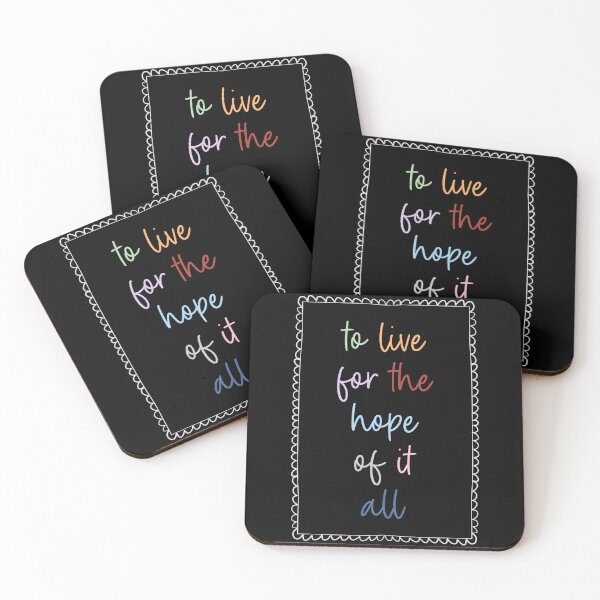 Item preview, To Live For The Hope Of It All designed and sold by SaltedBeachPaperie.