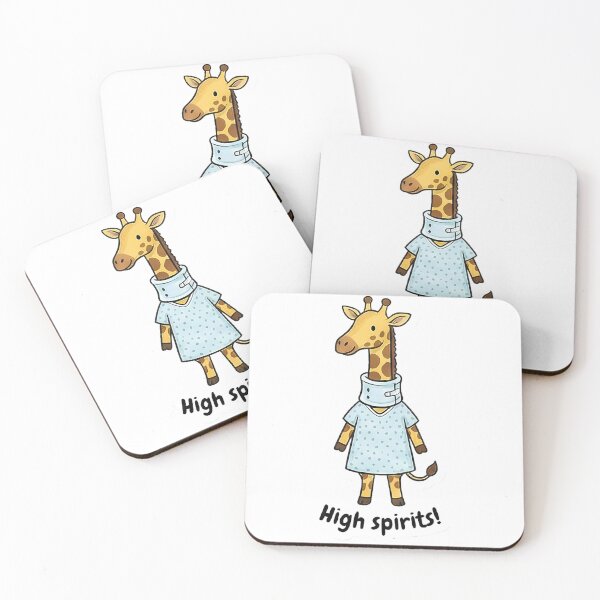 Item preview, Cute Giraffe Hospital Patient Neck Brace High Spirits designed and sold by k3rstman1.