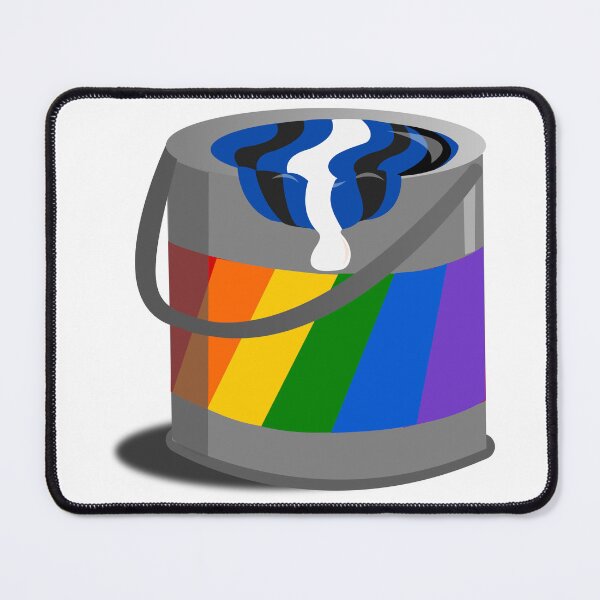 Item preview, Proud Paint Pride Flag in a Bucket designed and sold by HarveyHandcraftsandDesigns.