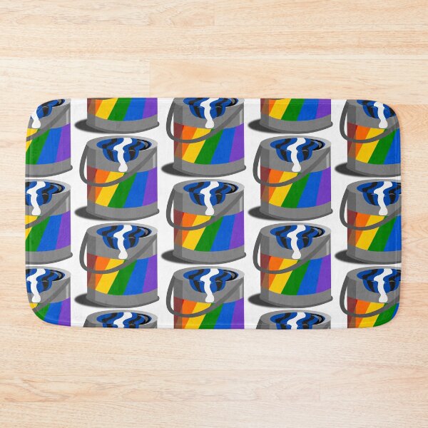 Item preview, Proud Paint Pride Flag in a Bucket designed and sold by HarveyHandcraftsandDesigns.