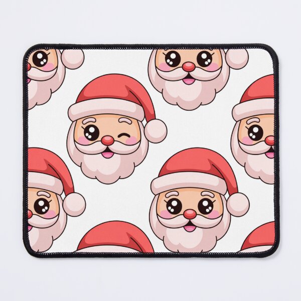 Item preview, Cartoon Santa Faces designed and sold by NicolasGlowArt.