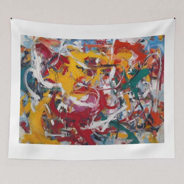 Item preview, Vivid Color Swirl Abstract expressionist painting designed and sold by lautir.