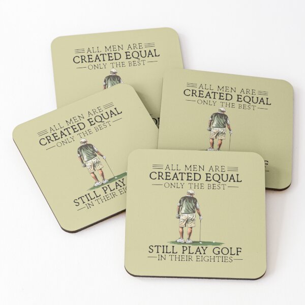 Item preview, All Men Are Created Equal Only The Best Still Play Golf  designed and sold by FocusForStars22.