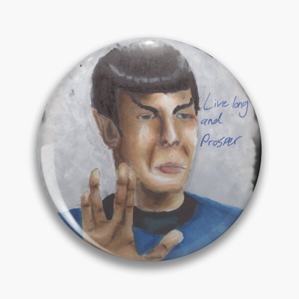 Item preview, Spock - Live Long and Prosper designed and sold by Skeleton in a Cage Art Studio.