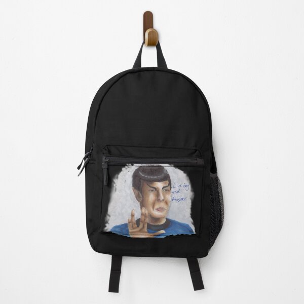 Item preview, Spock - Live Long and Prosper designed and sold by Skeleton in a Cage Art Studio.
