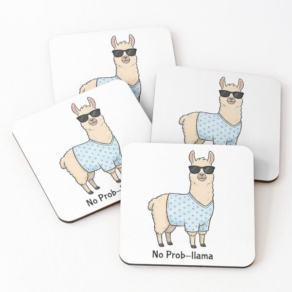 Item preview, Funny No Prob-llama Cool Sunglasses Hospital Gown designed and sold by k3rstman1.