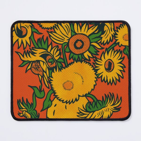 Item preview, Sunflowers by Van Gogh - Modern Pop Art Reimagining designed and sold by ThanksForToday.