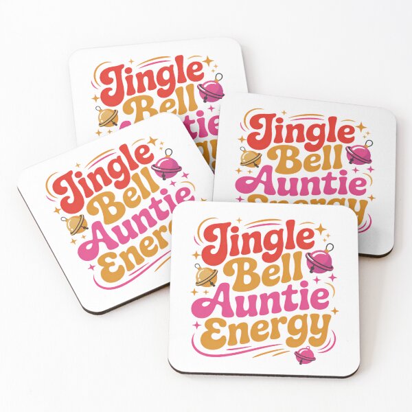 Item preview, Jingle Bell Auntie Energy Christmas Shirt - Funny Aunt Holiday Gift Tee designed and sold by GiftsForge.